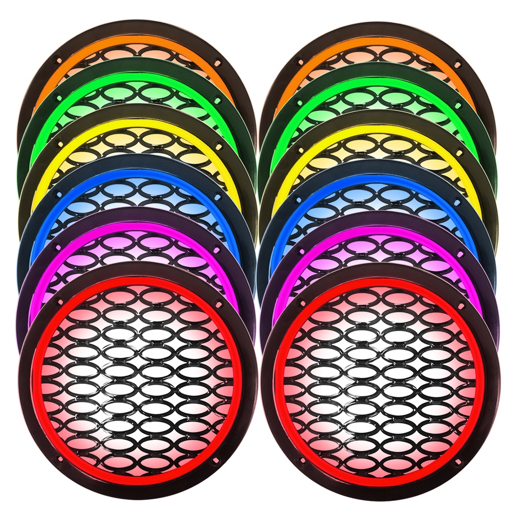 Ledli Hoparlör Kapak 16cm 2adet 12v Pk-5050