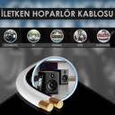 2x0.75 Elektrik Kablosu H03VH-H CU Bakır Kordon Beyaz 100mt Poke PK-1313