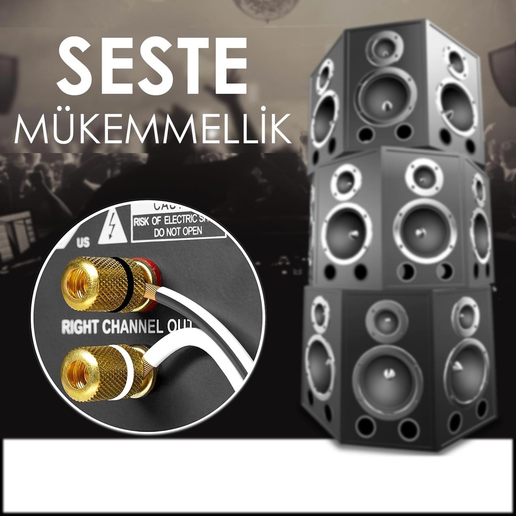 2x1.5 Elektrik Kablosu Bakır H03VH-H Kordon Beyaz 100mt Poke Pk-1378