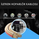 2x1.5 Hoparlör Kablosu Şeffaf Kordon 100mt Poke Pk-1176