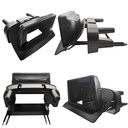 9"  Renault Kangoo 2015-2018 Black Çerçeve Rose RS-1027