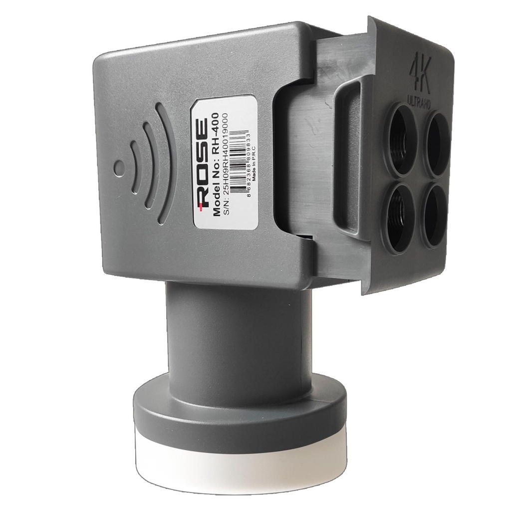 Dörtlü Lnb 0.1DB 3D UHD 8K Quad Rose RH-400