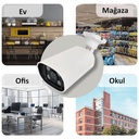 Colorvu Gece Renkli 2mp AHD Bullet Kamera Mikrofonlu 2.8mm Apronx AX-BW125S