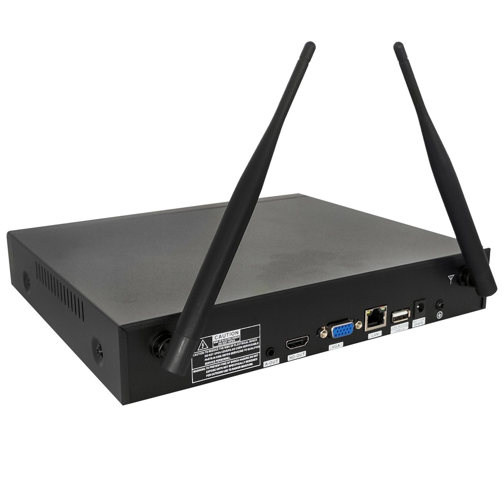 Güvenlik Kamera Seti 4 Kanal NVR + 4 Kamera 3MP Colorvu Gece Renkli Apronx AX-BS420