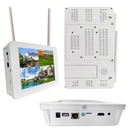 Güvenlik Kamera Seti 4 Kanal NVR + 4 Kamera 3MP Colorvu Gece Renkli + 10" LCD Monitör Apronx AX-DSM600