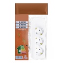 Üçlü Grup Priz 2mt Bakır PLX