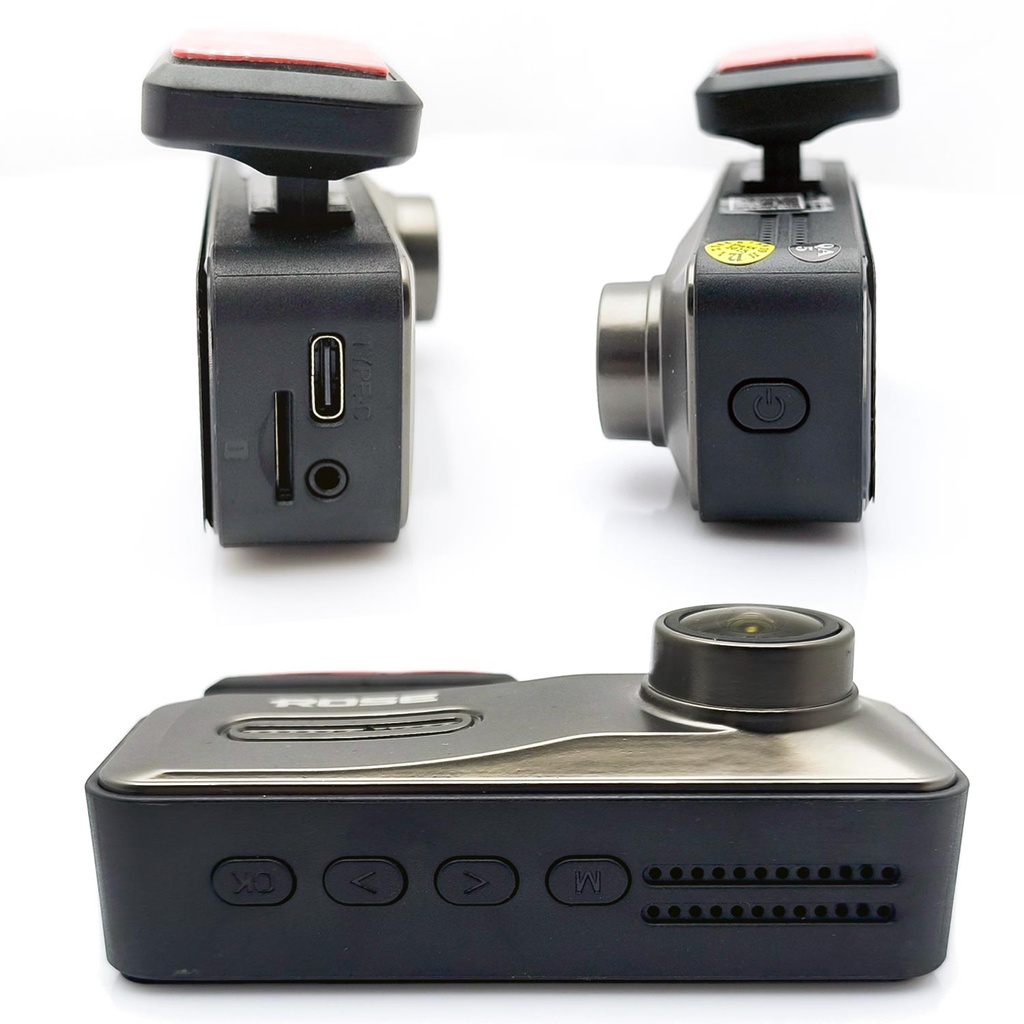 Wifi Araç İçi 2 Kamera DVR Led Ekran Gece Renkli Sesli 4K+2K Rose MR-81