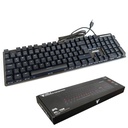 Oyuncu Kablolu Klavye Q Türkçe RGB Led ABS Mekanik Jedel KL-138