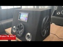 Seyyar Ses Sistemi 600w 7'' Ekranlı Midrange Bluetooth Fm Usb Poke PK-8367