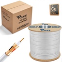 2+1 2x0.50 Tam Bakır CU CCTV Kamera Kablosu 300mt Poke PK-1320