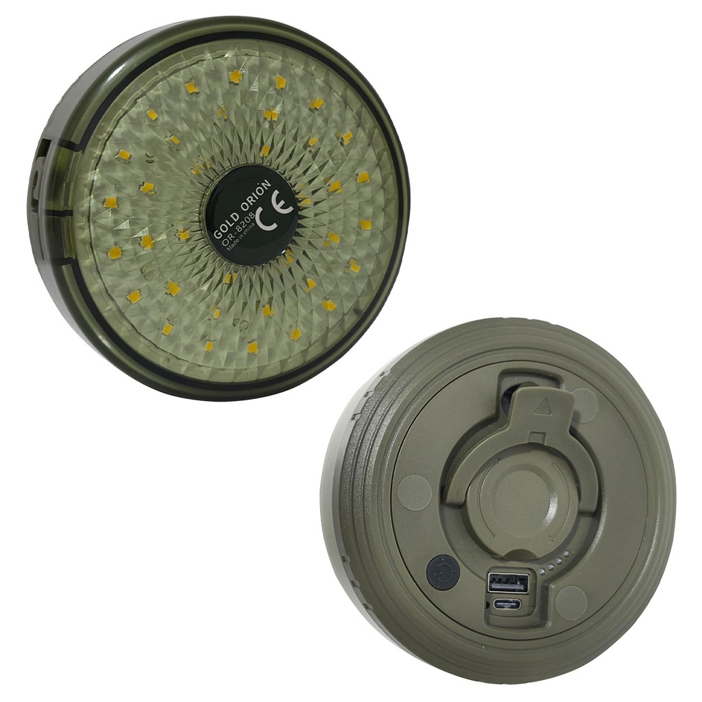 Pixel Peri Ledli Kamp Lambası Şarjlı 8mt Su Geçirmez Gold Orion OR-8208