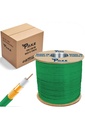 Anten Kablosu Gold RG6/U4 48Tel Yeşil 500mt Poke Pk-1357