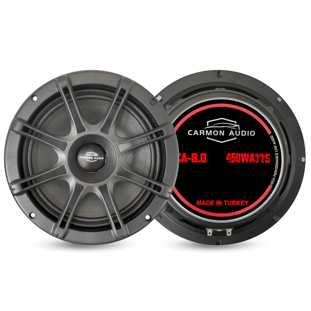 Oto Midrange 20cm 450w 2adet Carmon CA-8.0