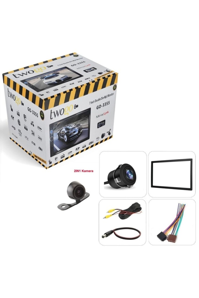 Double Teyp 7inch 4x50w Mirorlink Twogo GO-3355