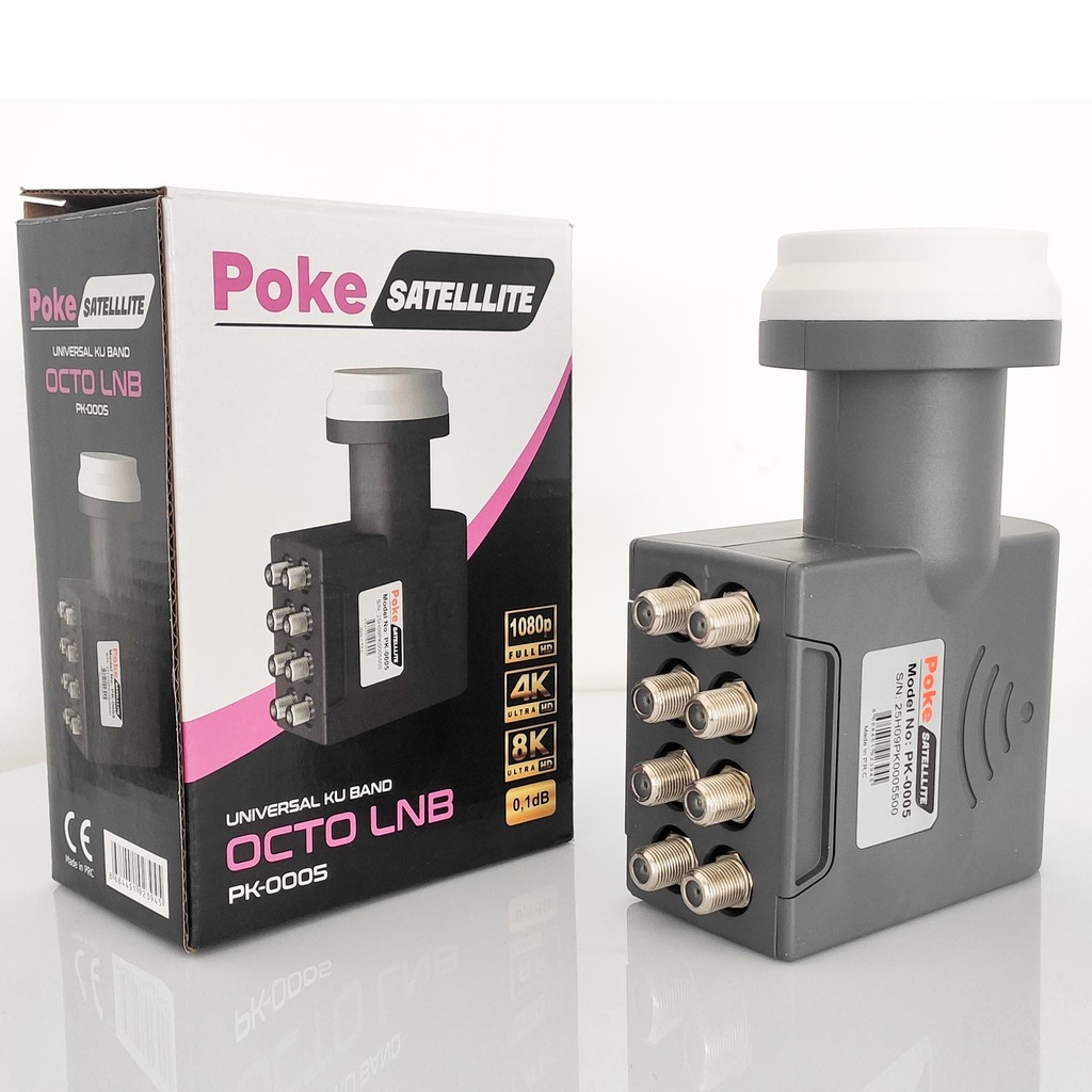 Sekizli Lnb Octo 5G Yeni Nesil 0.1Db 3D 4K 8K PK-0005