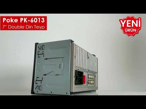 7'' Double Din Teyp 4x60w 2xusb FM SD Şarjlı Kamerasız Poke PK-6013B