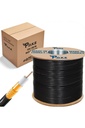 Anten Kablosu Gold RG6/U4 64Tel 1.02 500mt Siyah Poke PK-1375