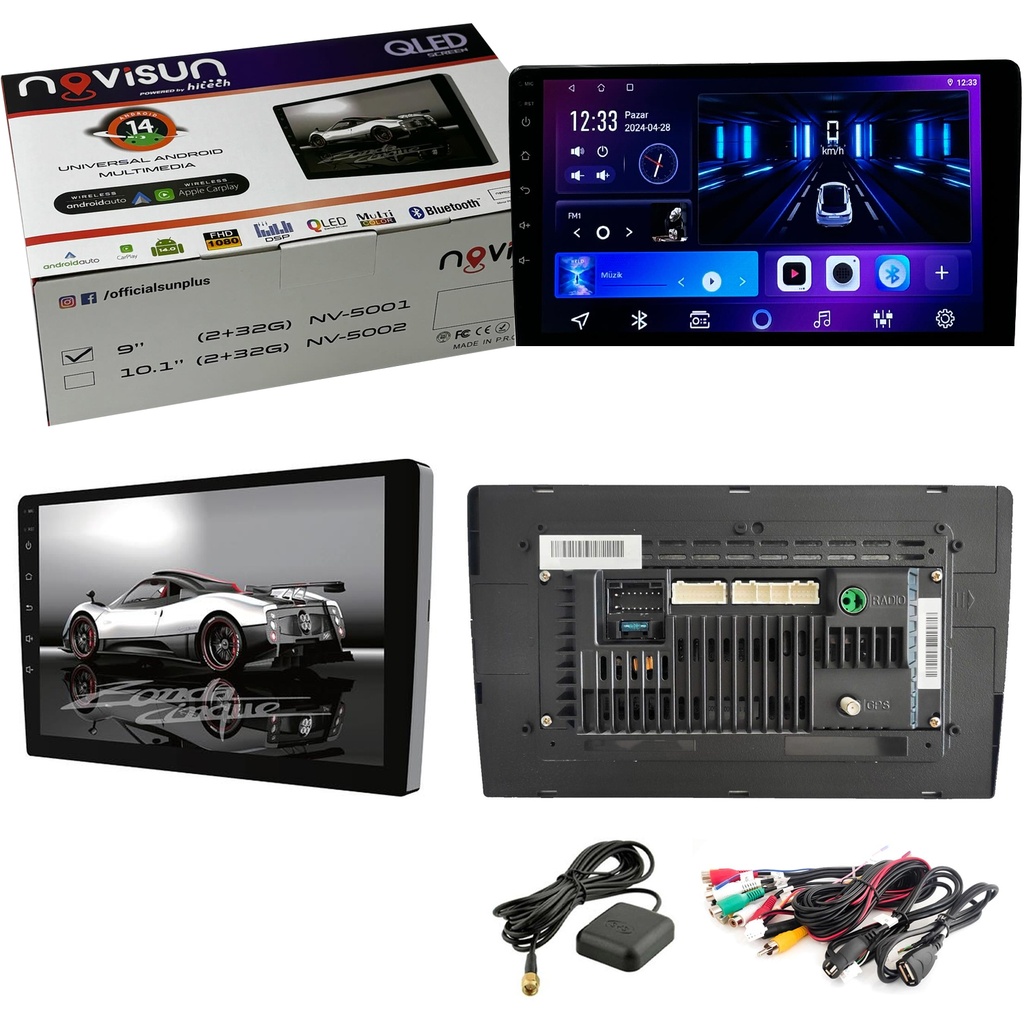 Android Tablet 9 inch 2-32 Carplay Navisun NV-5001