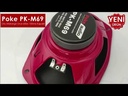 Oto Midrange Oval 6x9 İnç 600w 100rms Kapaklı 2 Adet Poke PK-M69