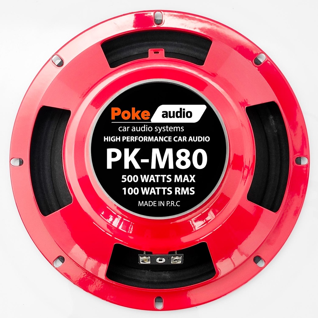Oto Midrange 20cm 500w 100 Rms Kapaklı 2 Adet Poke PK-M80