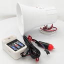 Pazarcı Horn Hoparlör Ses Kayıtlı Megafonlu USB SD 20w Tak Kullan Poke PK-8025