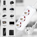 Üçlü Topraklı Grup Priz 2mt Eko AS T2