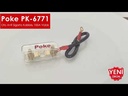 Oto Anfi̇ Sigorta Kablolu 100a 1.Kalite Vidalı 5 Adet Poke PK-6771 