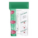 Üçlü Topraklı Anahtarlı Grup Priz 5mt Eko AS T5A