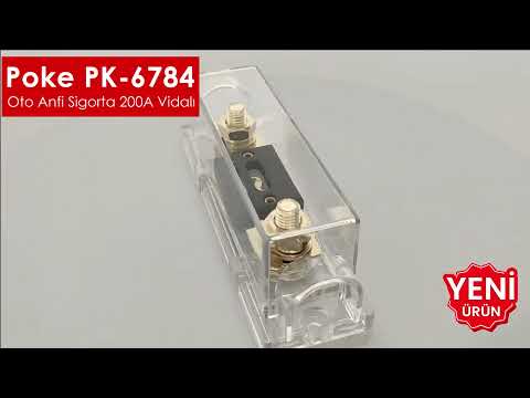 Oto Anfi̇ Sigorta 200A 1.Kalite Vidalı Poke PK-6784