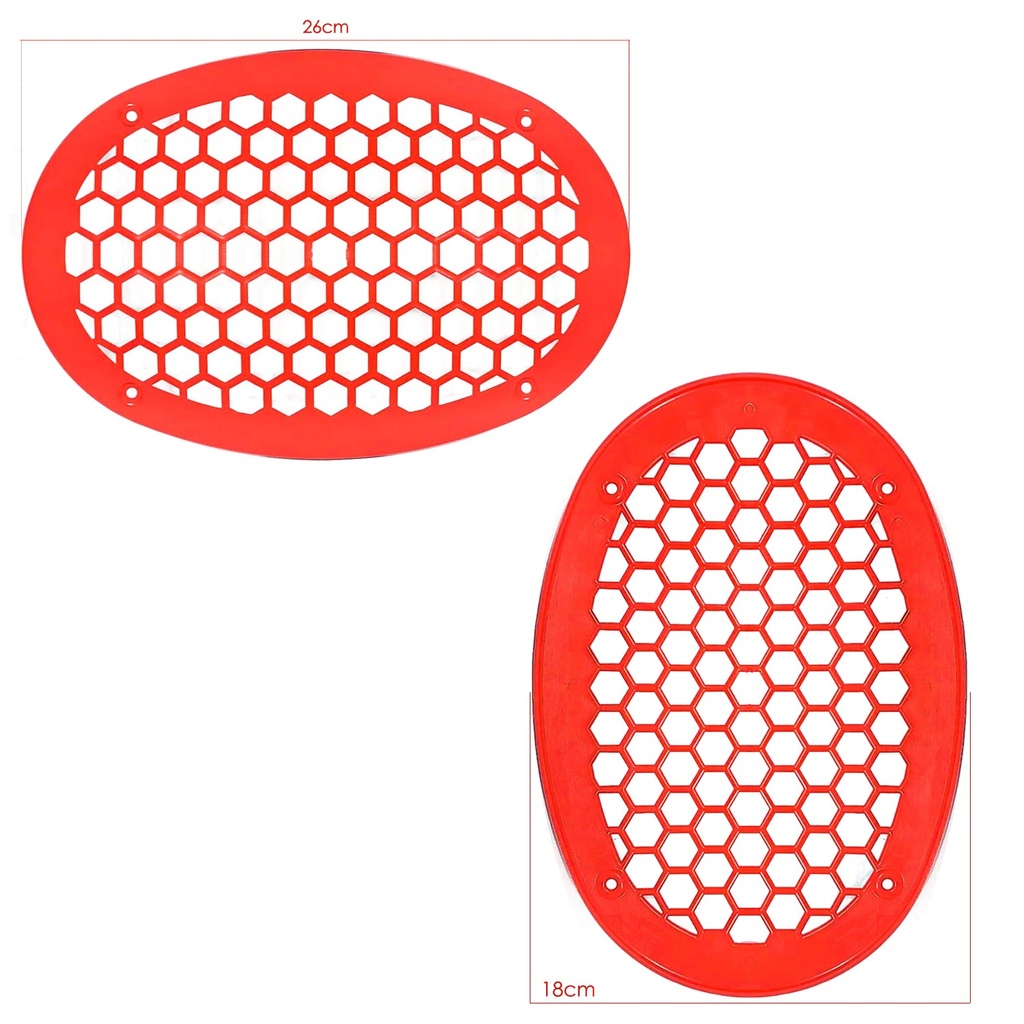 Hoparlör Çerçeve Kapak Oval 6x9" 2 Adet Poke Pk-5363