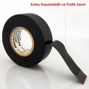 40mt İzole Bant Siyah 10 Adet Made in Taiwan Nitto 2100-FRTVH