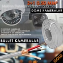 2+1 CCTV 0.50 Kamera Kablosu Gold 100mt Poke PK-1021