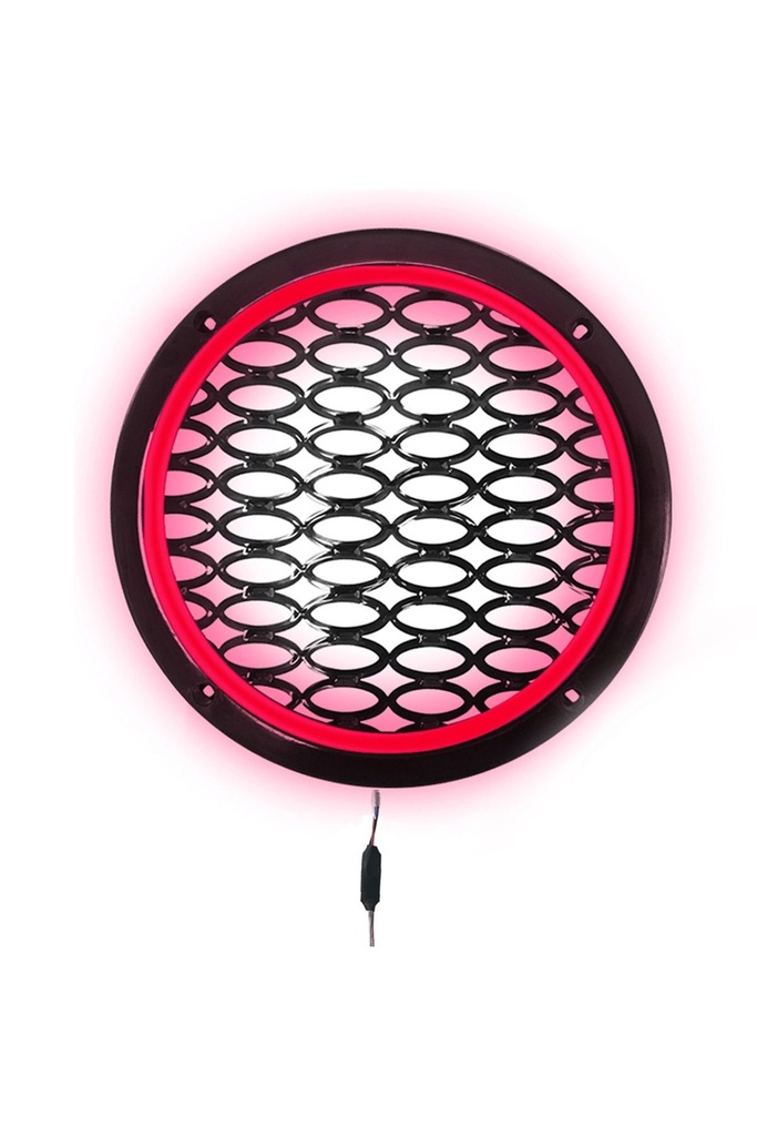 Ledli Flaşörlü Hoparlör Kapak 16cm 1 Adet 12V PK-5573