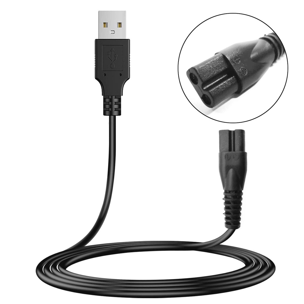 Tıraş Makinası Kablosu Usb 1mt Siyah No9 Fully G-5359