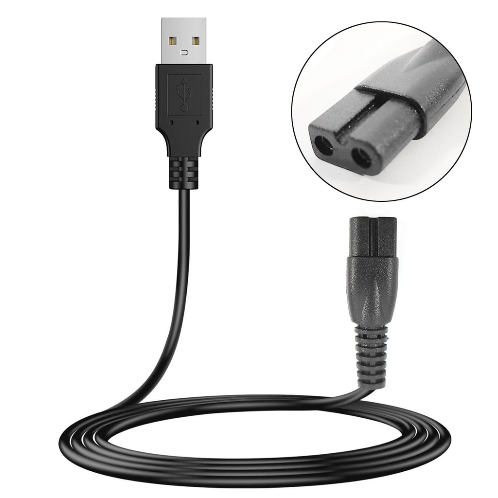 Tıraş Makinası Kablosu Usb 1mt Siyah No7 Fully G-5354  R28