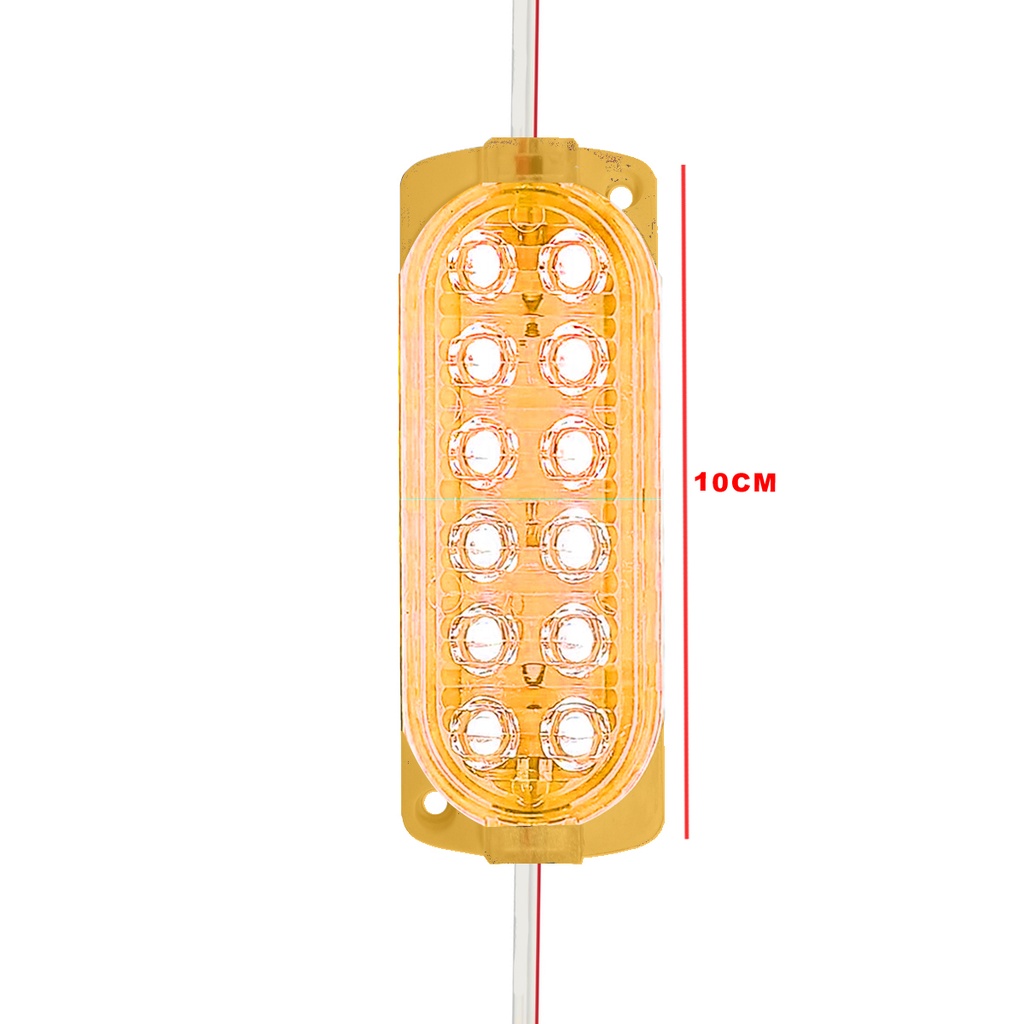 Çakar Modül Led 12v Flaşör 12 Ledli Sarı PK-5615