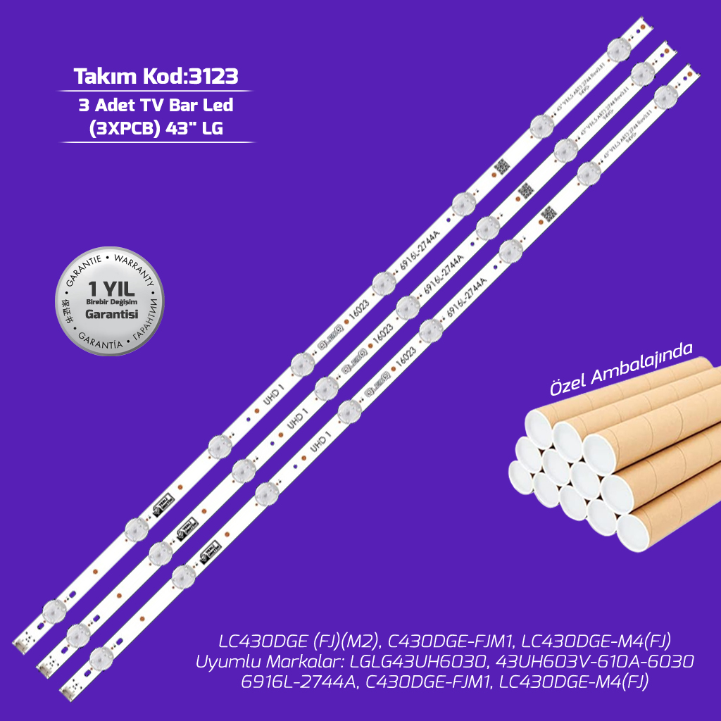 43'' Lg 43 V16.5 Art3 2744 Rev0.1 1 Vestel 3adet Tv Bar Led