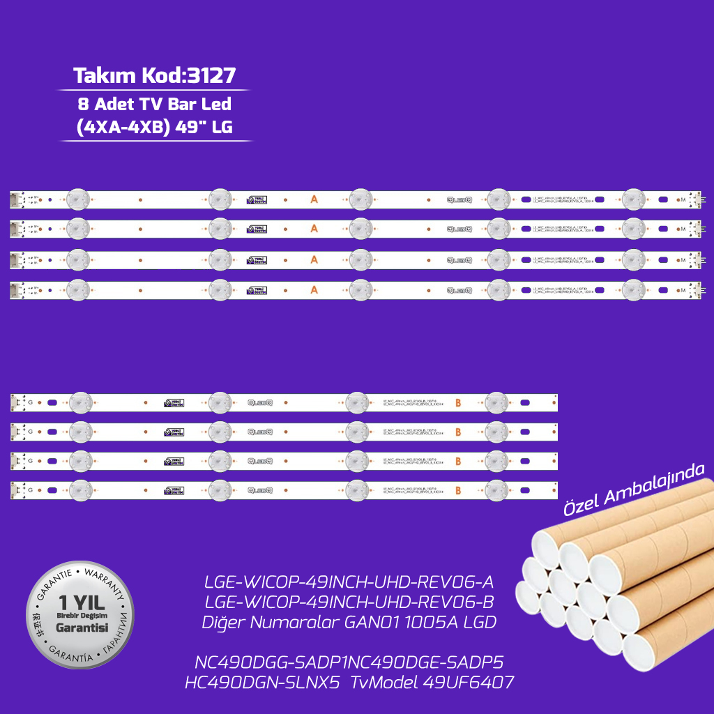 49'' Lg Wicop Uhd Rev06 A Lg 8adet Tv Bar Led