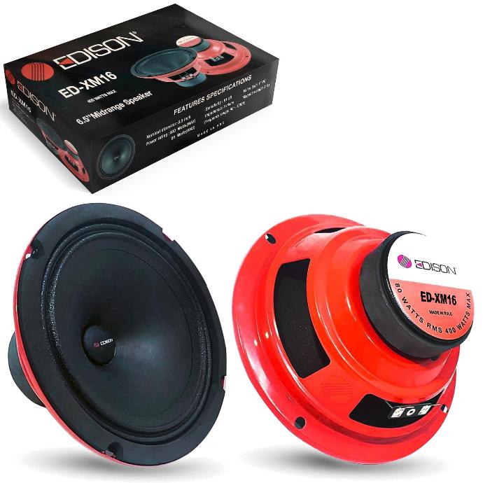 Oto Midrange 16cm 400w 2 Adet Edison Ed-XM16  R40