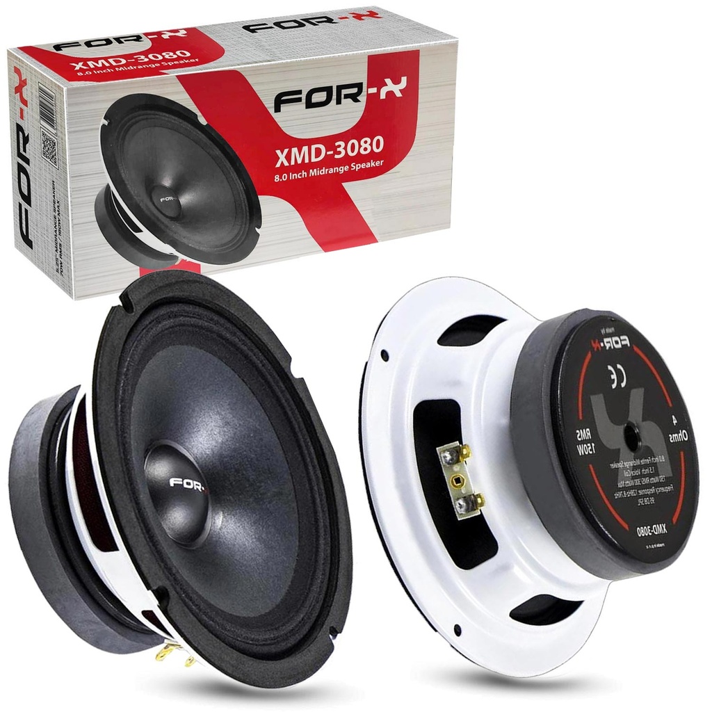 Oto Midrange 20cm 300w 2 Adet For-x Xmd-3080
