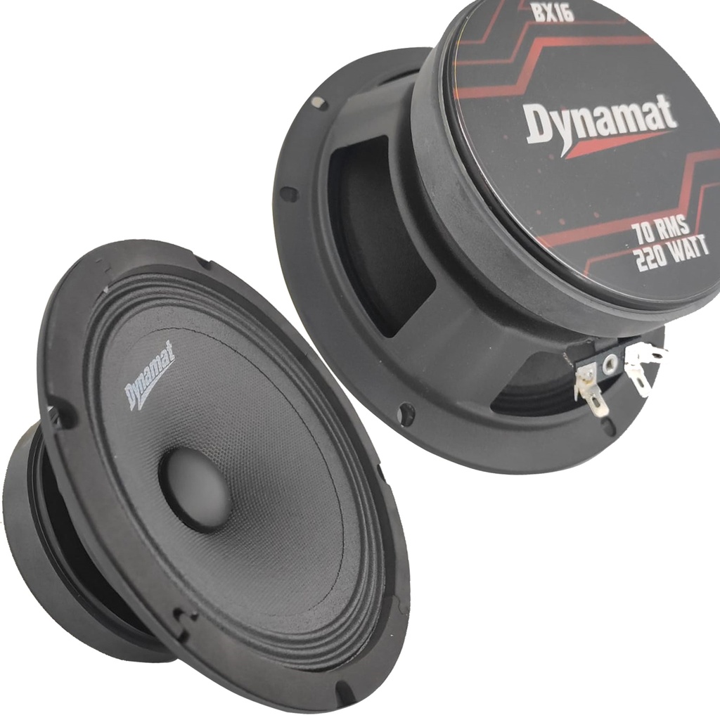 Oto Midrange 16cm 220w 70Rms Dynamat Bx-16