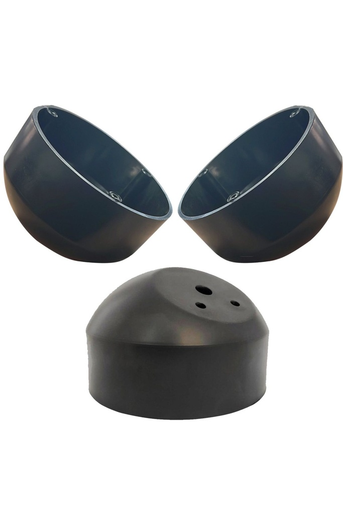10cm Dome Tweeter Kabin Siyah 2 Adet Poke PK-5059