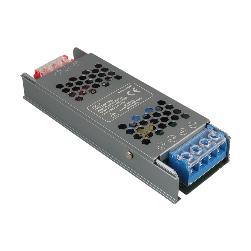 Slim Metal Kasa Adaptör 12v 16.5a Ledx ALN-M12165