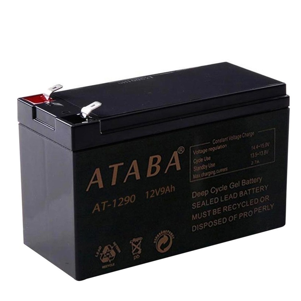Kuru Akü 12V 9A 15x9x6 cm Ataba AT-1290
