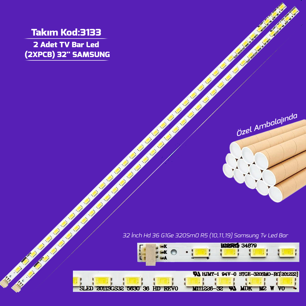 32'' Hd 36 G1Ge 320Sm0 R5 (10,11,19] Samsung 2 Adet Tv Bar Led