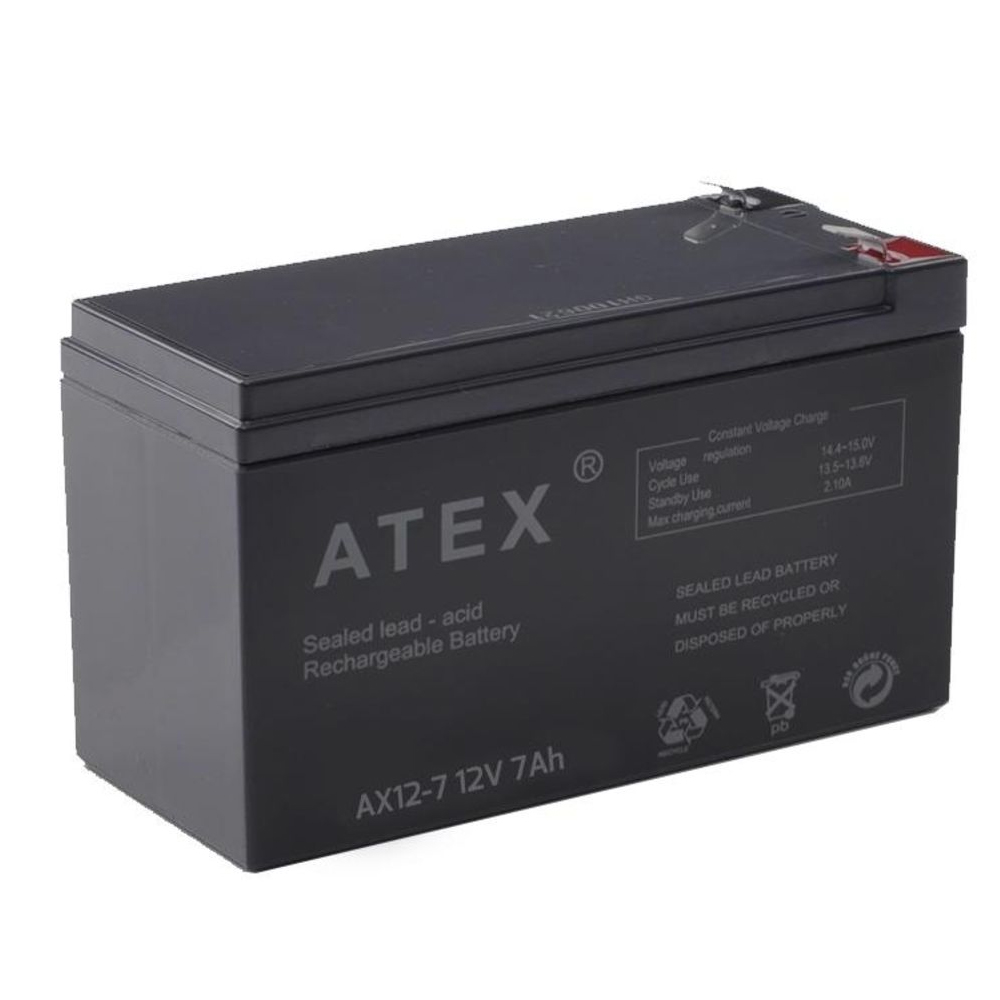 Kuru Akü 12v 7a 15x6.5x9.5 cm Atex AX12-7