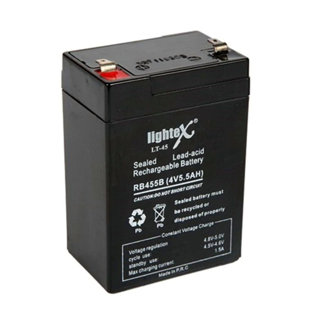 Kuru Akü 4V 5.5A 7x10x4.5 cm Lightex LT-45N R8