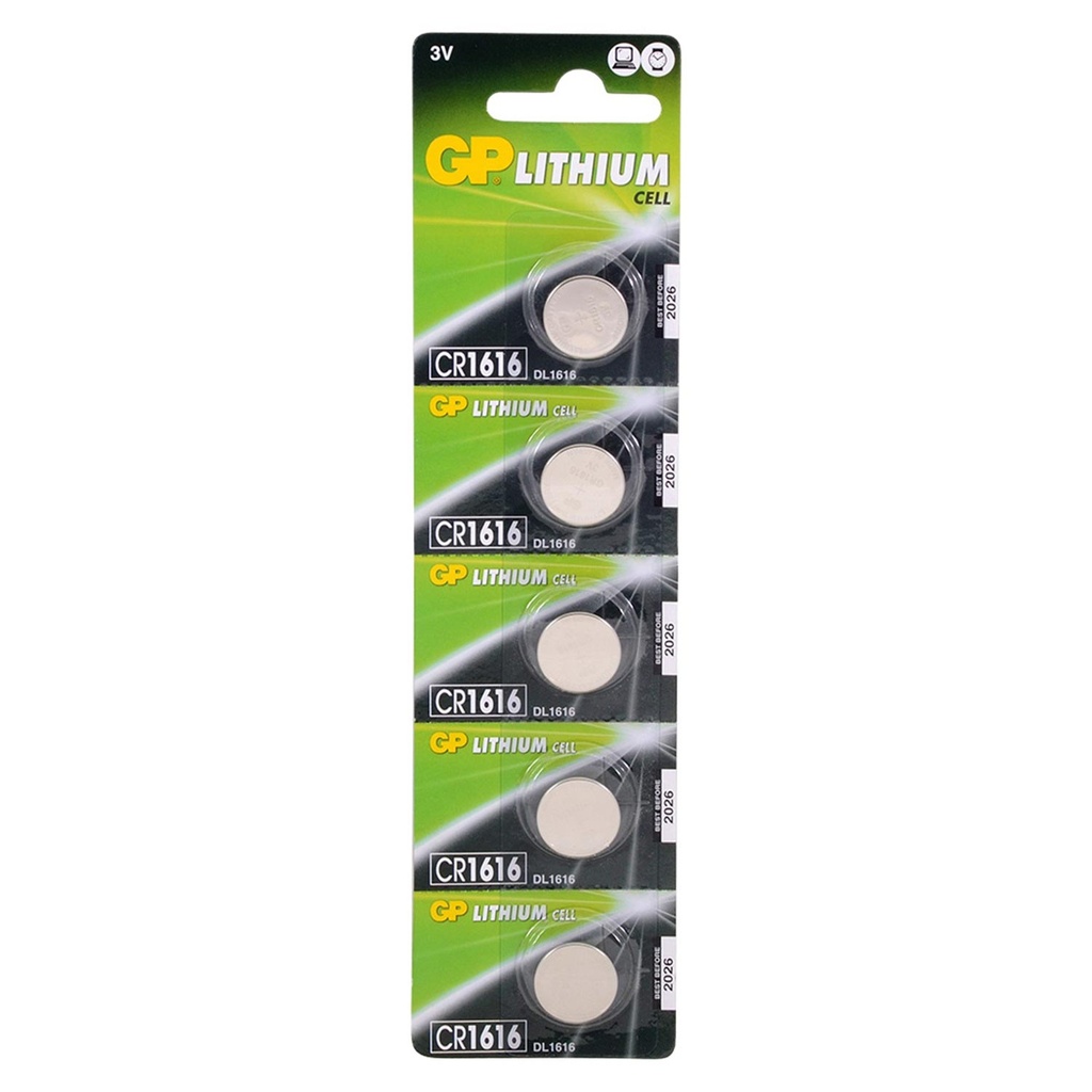 1616 Para Pil 3v Lityum 5 Adet GP-1616 R28