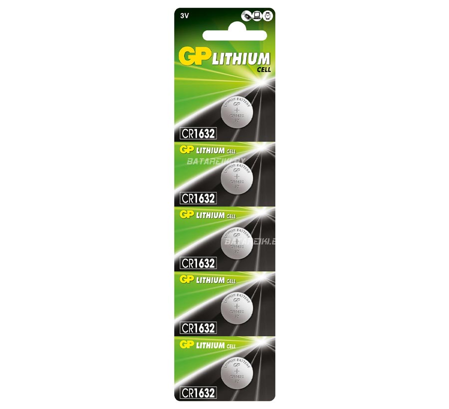 1632 Para Pil 3v Lityum 5 Adet GP-1632 R28