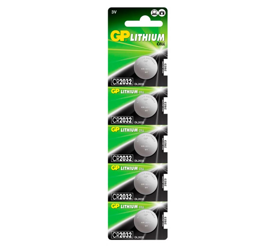 2032 Para Pil 3v Lityum 5 Adet GP CR-2032 R29